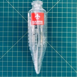 TUBO CÔNICO 100 ml PARA DE CENTRÍFUGA (SHORT CONE D) - TESTE DE BSW & INTEMPERISMO: ASTM (D-91, D-96, D96)