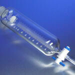 FUNIL DE ADIÇÃO CILÍNDRICO GRADUADO COM TORNEIRA