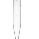 TUBO CÔNICO 100 ml COM CAPILAR PARA DE CENTRÍFUGA (CAPILLARY E) - TESTE DE BSW & INTEMPERISMO: ASTM (D-91, D-96, D96)