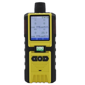 DETECTOR MULTIGASES COM BOMBA CO, O2, H2S, EX GASMAX4