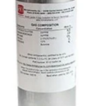 CILINDRO EM ALUMÍNIO COM 4 GASES (O2, CH4, CO, H2S, BALANC EM N2) DE 34 LITROS